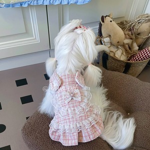 【お取り寄せ商品】ピンクツイード check onepiece