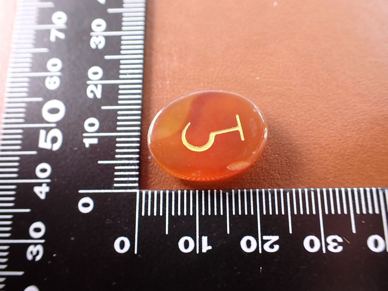 【定期便利用者様限定】ルーン文字入り　カーネリアン　 [D1-59]