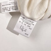 00s RALPH LAUREN ラルフローレン コットン ニット カーディガン M/ホワイト系 レディース オールド