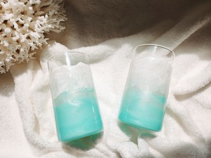 390.オーシャンレジンアート マルチグラス