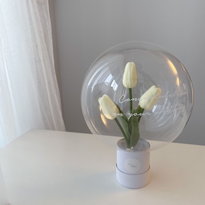 Tulips in balloon box【全2色】