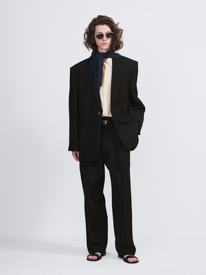 [RECTO][MEN] CLASSIC SINGLE SUIT JACKET (BLACK) 正規品 韓国ブランド 韓国通販 韓国代行 韓国ファッション レクト メンズ 日本 店舗