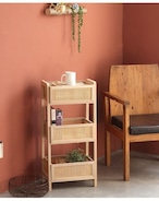 ラック 棚 木製 3段 北欧 シェルフ 収納ラック 収納棚 おしゃれ ウッドラック 収納ラック フリーラック 省スペース ライトブラウン リビングルーム 寝室 キッズルーム