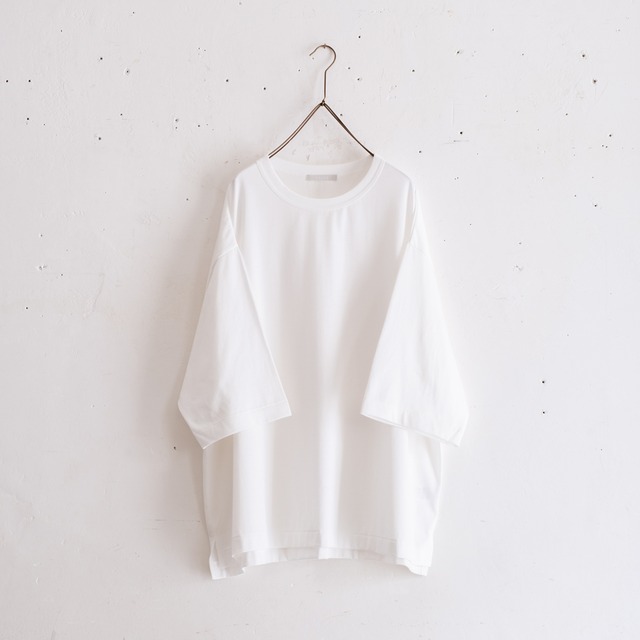 ［white label］smooth half sleeve T-shirt
