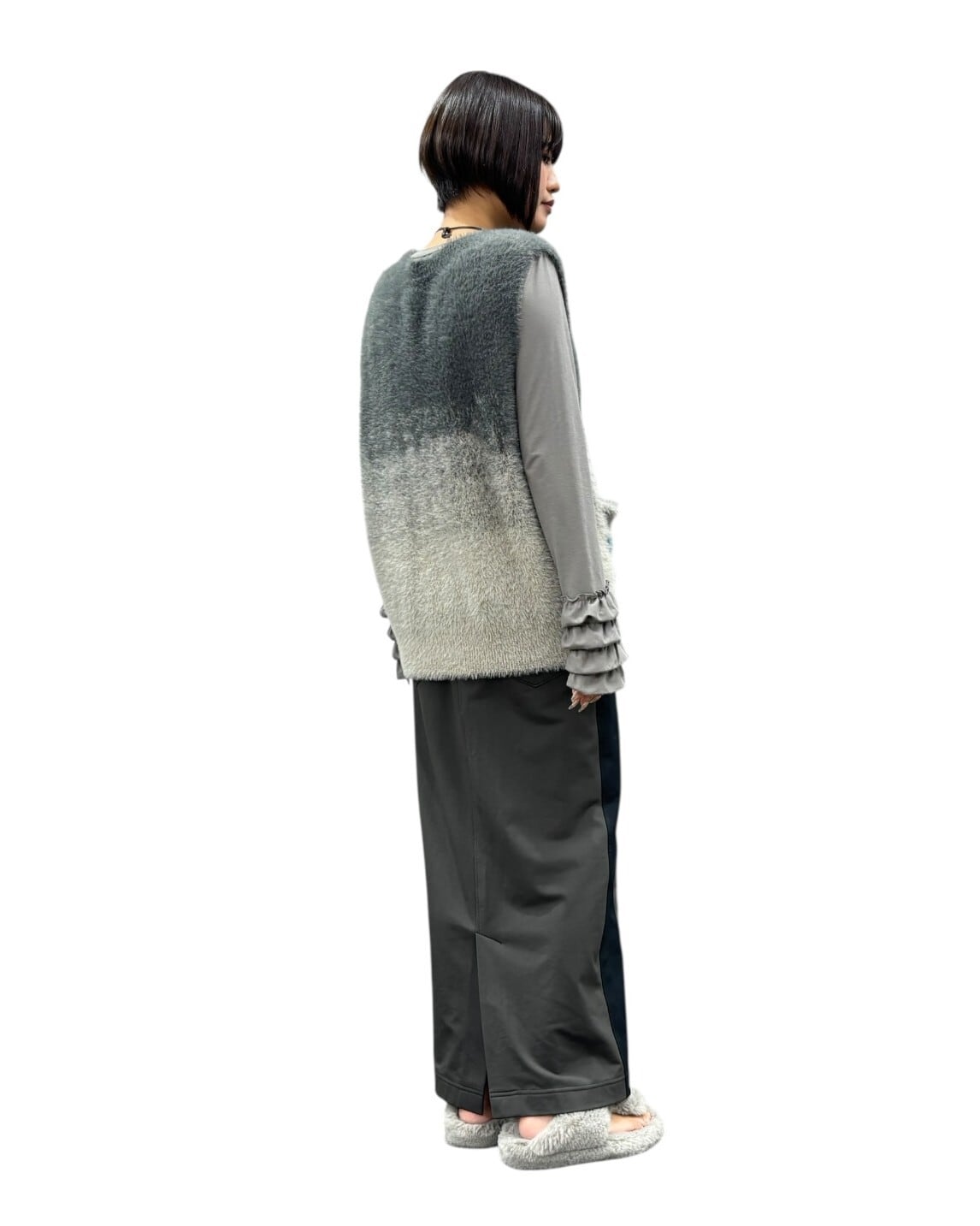 SALE【ayane】ティアードフリルカフロンT 896131 アヤン | red earth