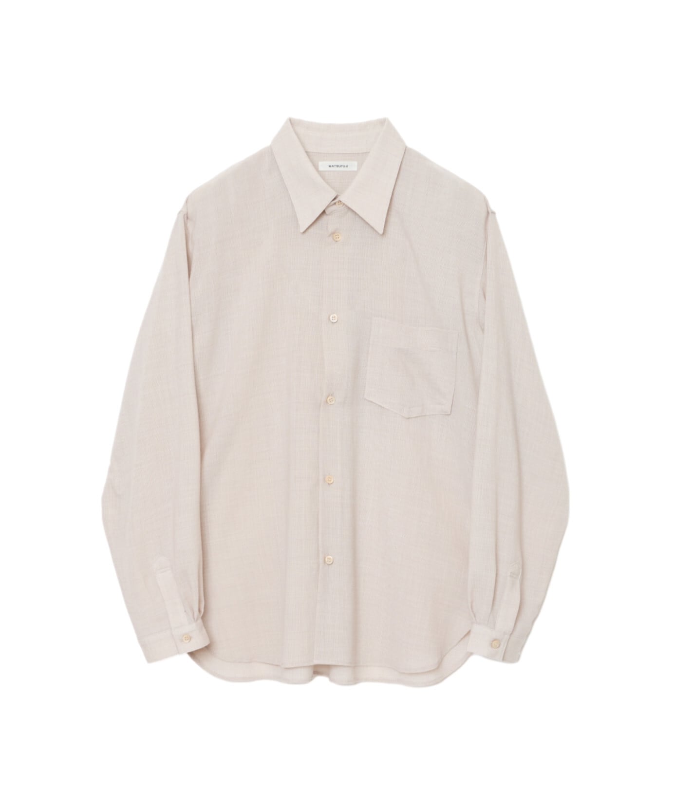 MATSUFUJI / M261-0301D / VINTAGE FABRIC UTILITY SHIRT (BEIGE