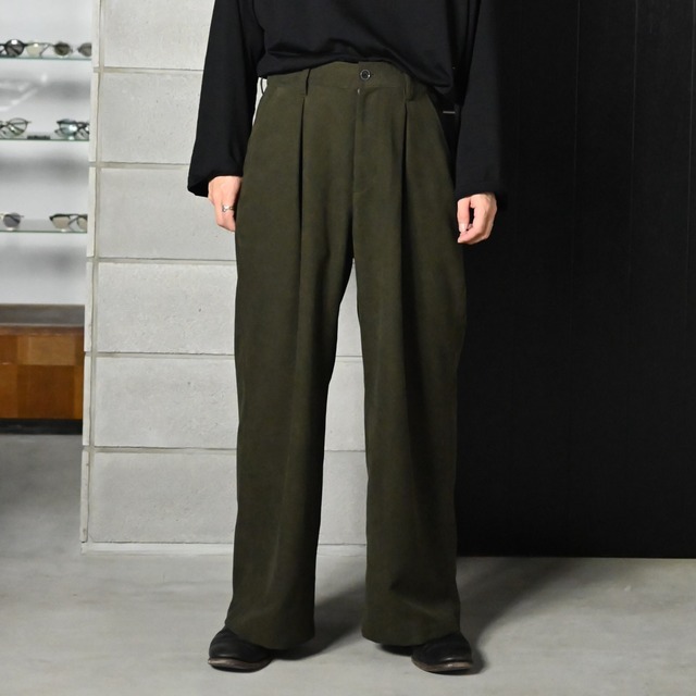 SAYATOMO / 2-Tack Corduroy Baggy Trousers