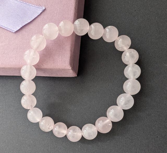 ローズクォーツ 8mm玉 | 天然石のささやき