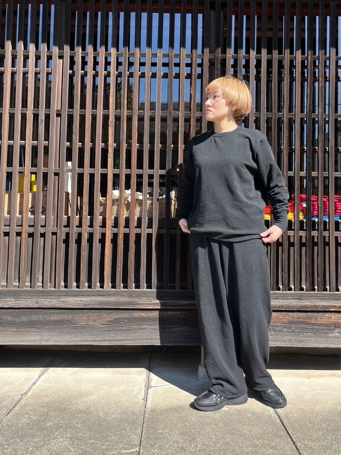 ヤエカ　YAECA 　ビッグタックキュロット　ブラック 楽天市場】【期間限定価格】【毎日値下げセール】美品 YAECA ヤエカ