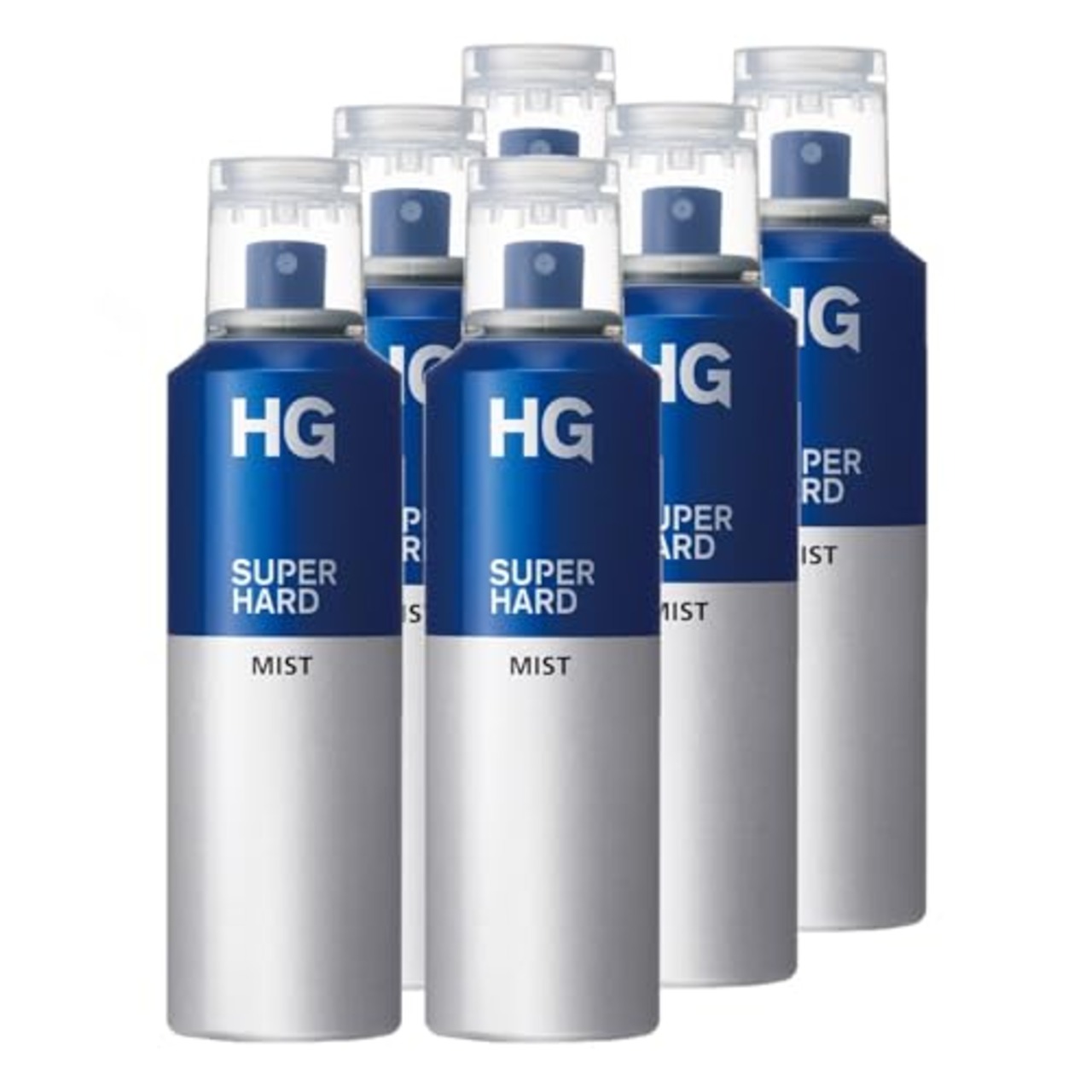 HG  スーパーハード ミスト 整髪料 150g × 6個 エアゾール 単品 150グラム (x 6)