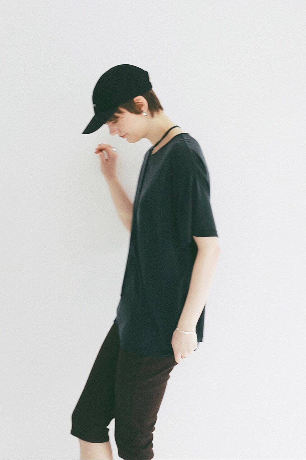 CLANE DROOP THIN CODE SOFT TOPS | FLICKA ASHIYA