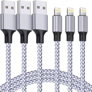 【人気】新版 iphone 【MFi認証】ライトニングケーブル 2M 3本セット 充電器 ケーブル 最大2.4A急速充電 lightning 断線防止 超高耐久 iPhone14/14 Pro/14 ProMax/13/13 Pro/12/12 ProMax/11/X/8/iPad/AirPods/MacBookなど各種対応