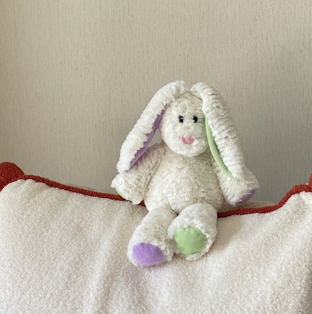 【お取り寄せ】ウサギ プレゼント かわいい 置物 玩具 韓国風 おもちゃ ぬいぐるみ