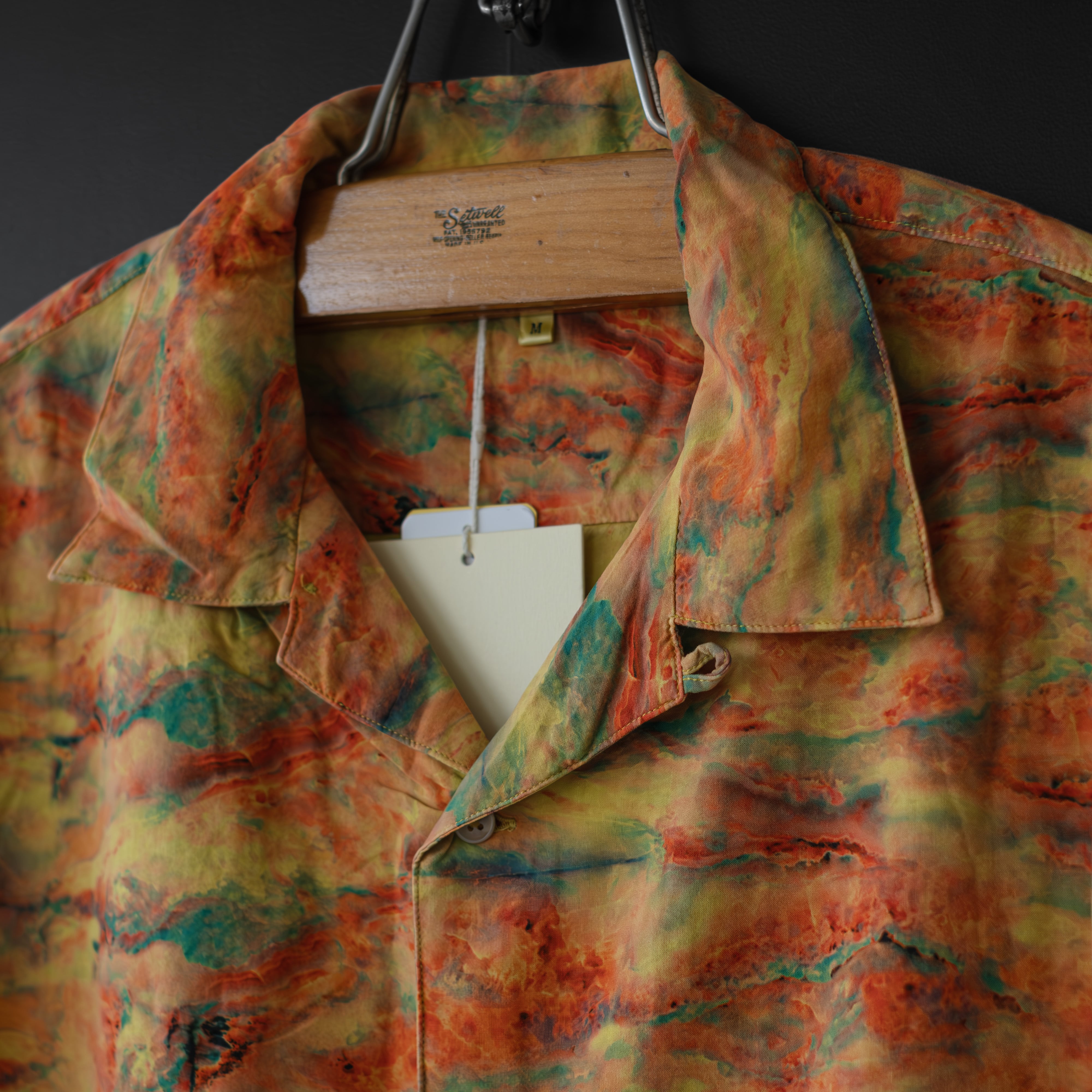 Universal Style Wear】 aloha shirt (mustard type) | dros dro