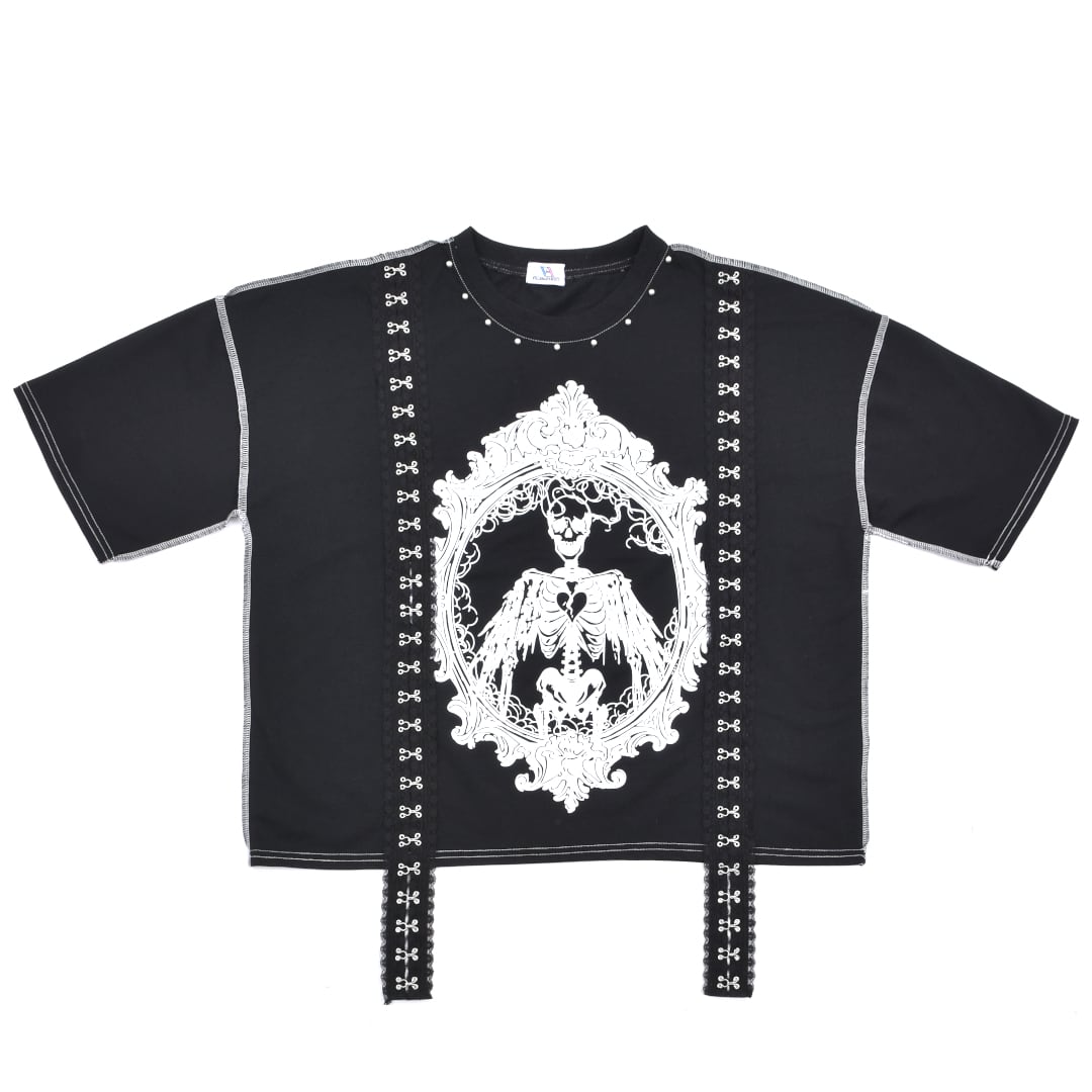 ゴススカル レースホックステッチTシャツ | VOLCAN&APHRODITE 公式通販