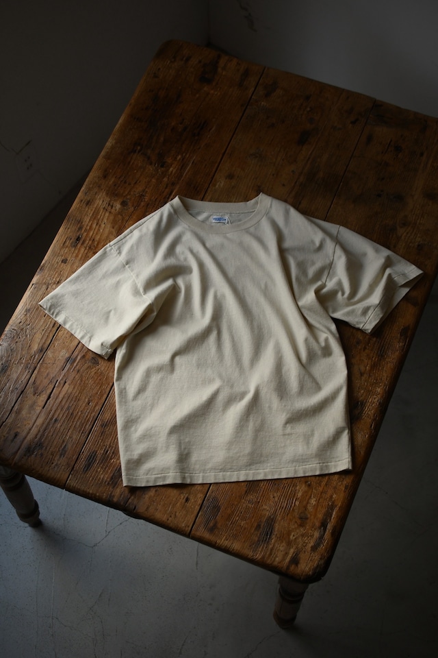 FOUNDOUR / SHORT SLEEVE TEE SHIRT (BEIGE)