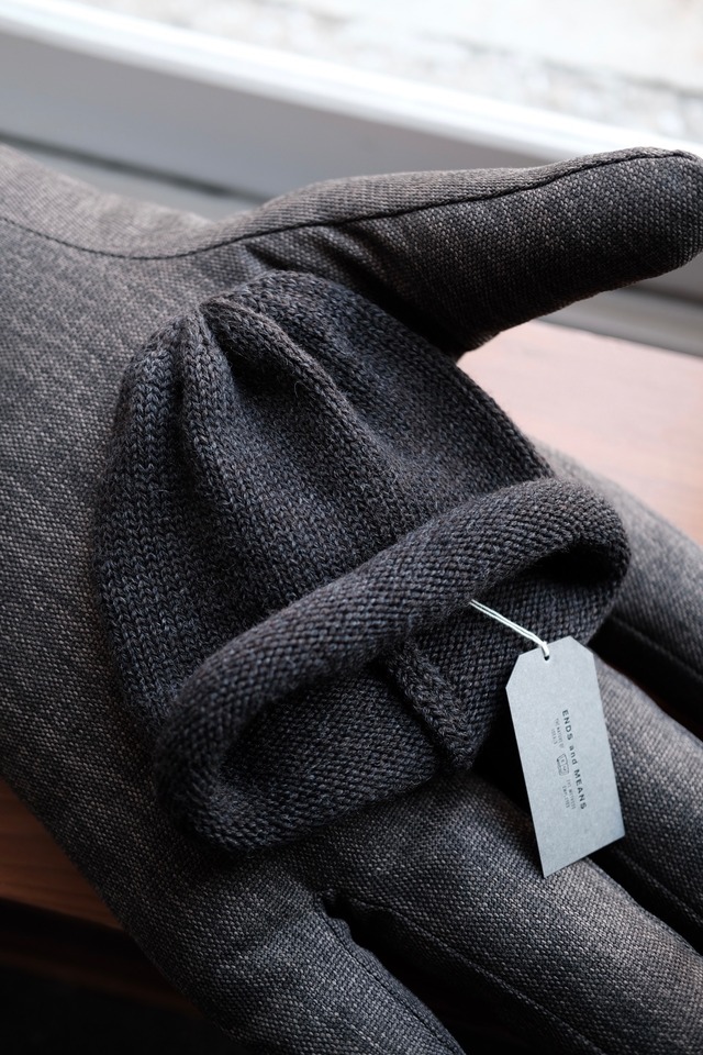 ENDS and MEANS＜エンズアンドミーンズ＞Roll Up Wool Knit Cap