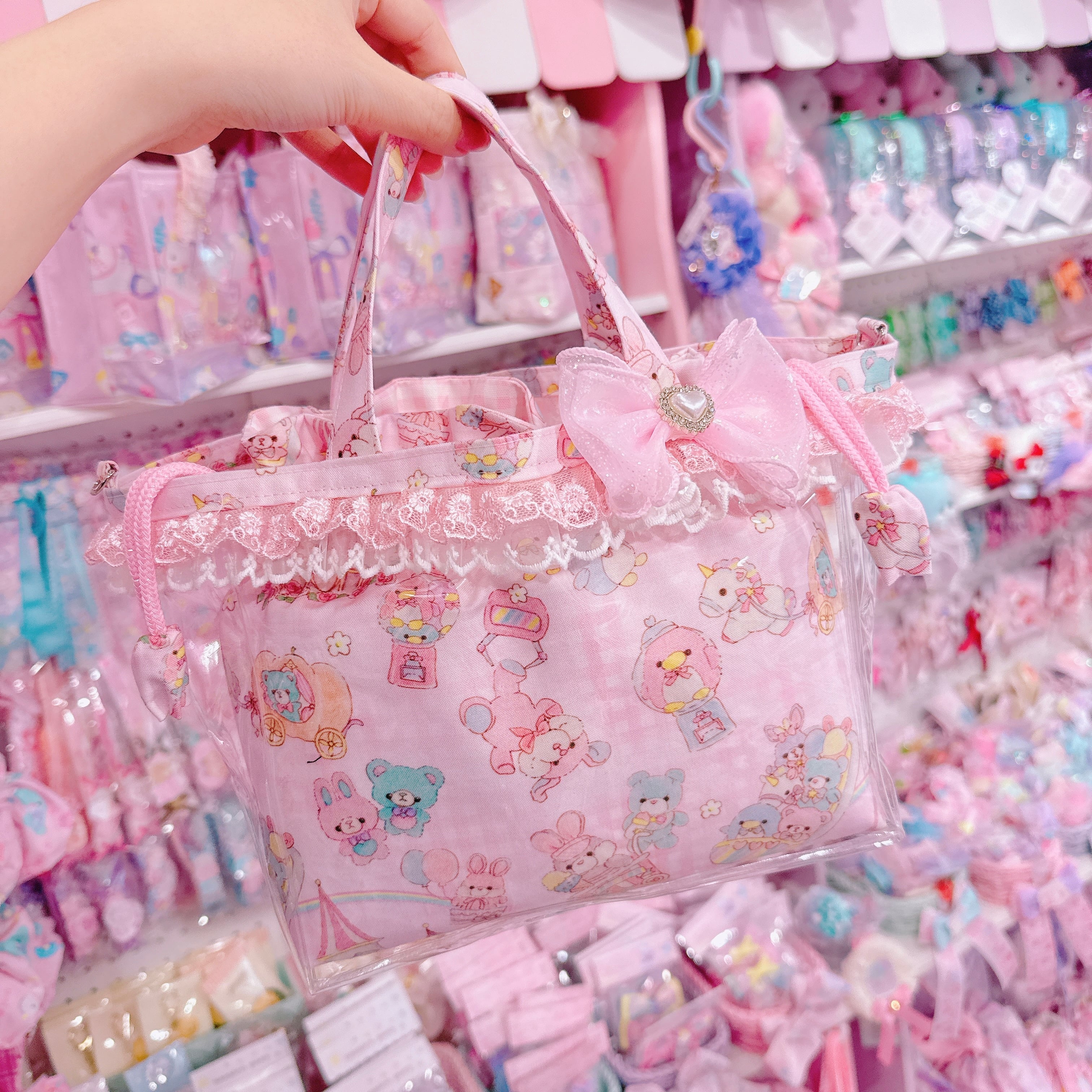 【R51】72-4巾着付き2wayトートバッグ（ショルダーひも別売）