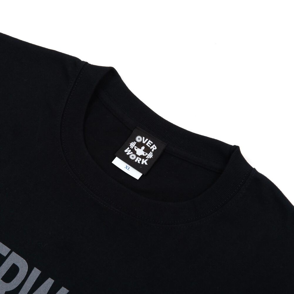 Dumbbell_T-shirts_Black/Gray | OVERWORK OFFICIAL APPAREL SITE