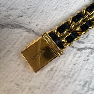 【最終処分SALE】CHANEL シャネル プルミエールLサイズ   時計 ゴールド A-9135