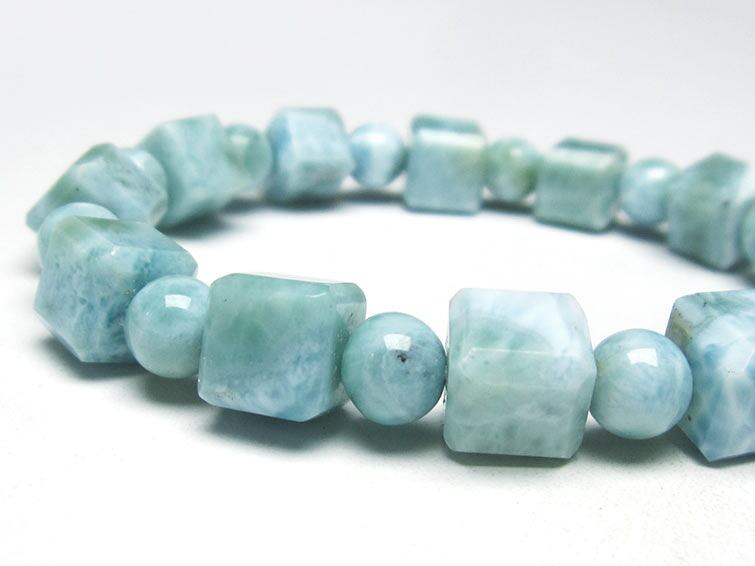 ラリマー ブレスレット ラリマール 本物 7mm 一点物 111-34359 | Pay ID