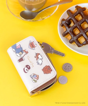 F268112-19_TOM and JERRY×Flapper カフェモチーフキーコインケース