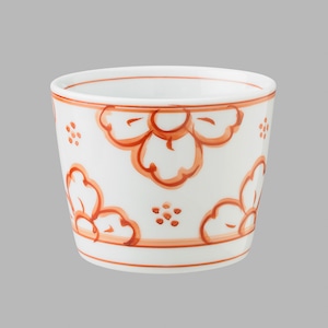 赤絵割花点つなぎ文(大)