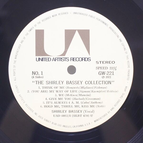Shirley Bassey / The Shirley Bassey Collection [GW 221, GW 222] - 画像4