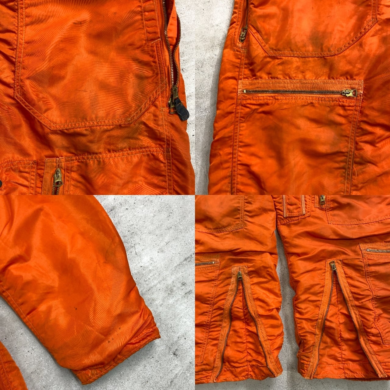 60年代 U.S.AIRFORCE CWU‐1/P フライトスーツ メンズL-XL相当 古着 60s