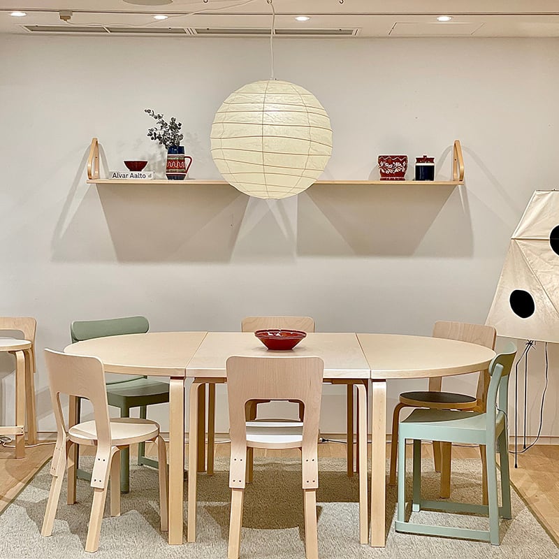 95 テーブル（120×60cm）ナチュラル ラッカー［ アルテック ］ | REAL