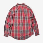 90s Polo by Ralph Lauren 長袖ボタンダウン コットンチェックシャツ