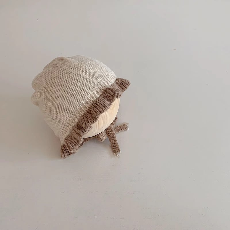 HAT】可愛いフリルニット帽子 | Betty