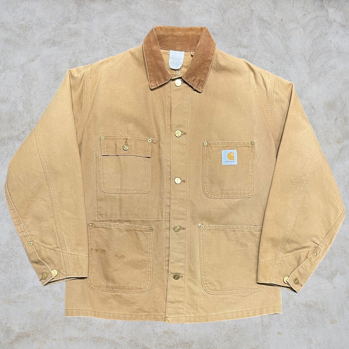 80’s Carhartt Michigan Chore Coat 裏地なし curb
