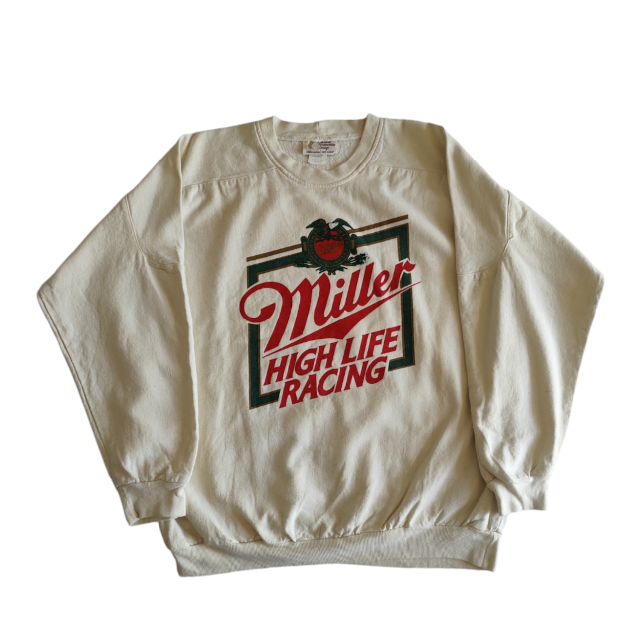 90’s VINTAGE ビンテージ MILLER HIGH LIFE RACING スウェット トレーナー ミラービール USA 企業系 プリント