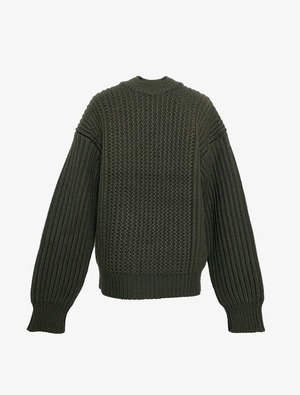 JIL SANDER ジルサンダー メンズ ニット カーキ