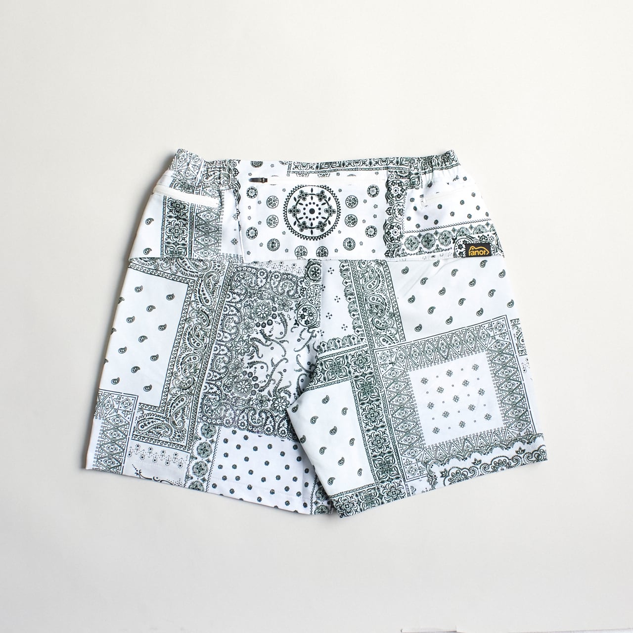 ranor（ラナー）BANDANA MIDDLE SHORTS - WH バンダナミドルショーツ