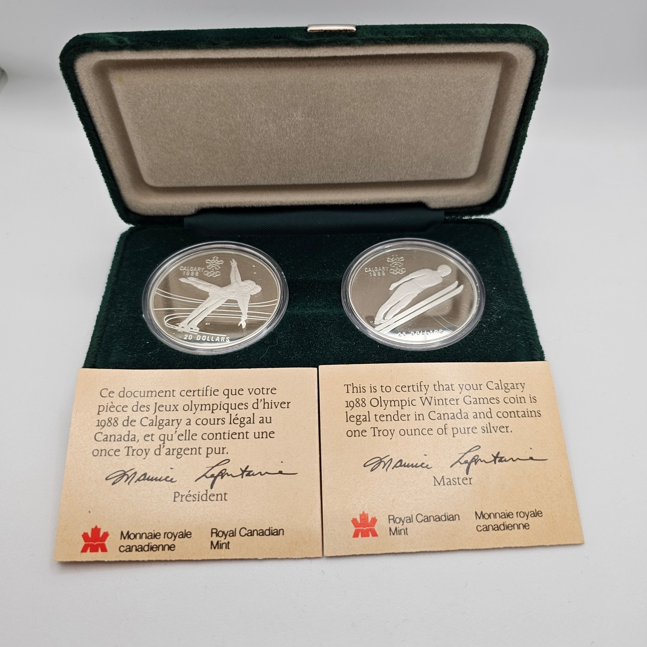 1988年カナダカルガリー冬季オリンピック銀コイン カルガリー冬季オリンピック 記念コイン 銀貨