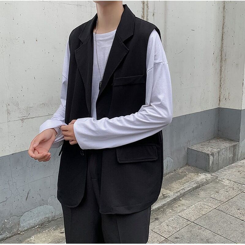 スーツ ノースリーブ ジャケット 袖なし メンズ セレクトショップ Taeyangday Shop テヤンデイショップ