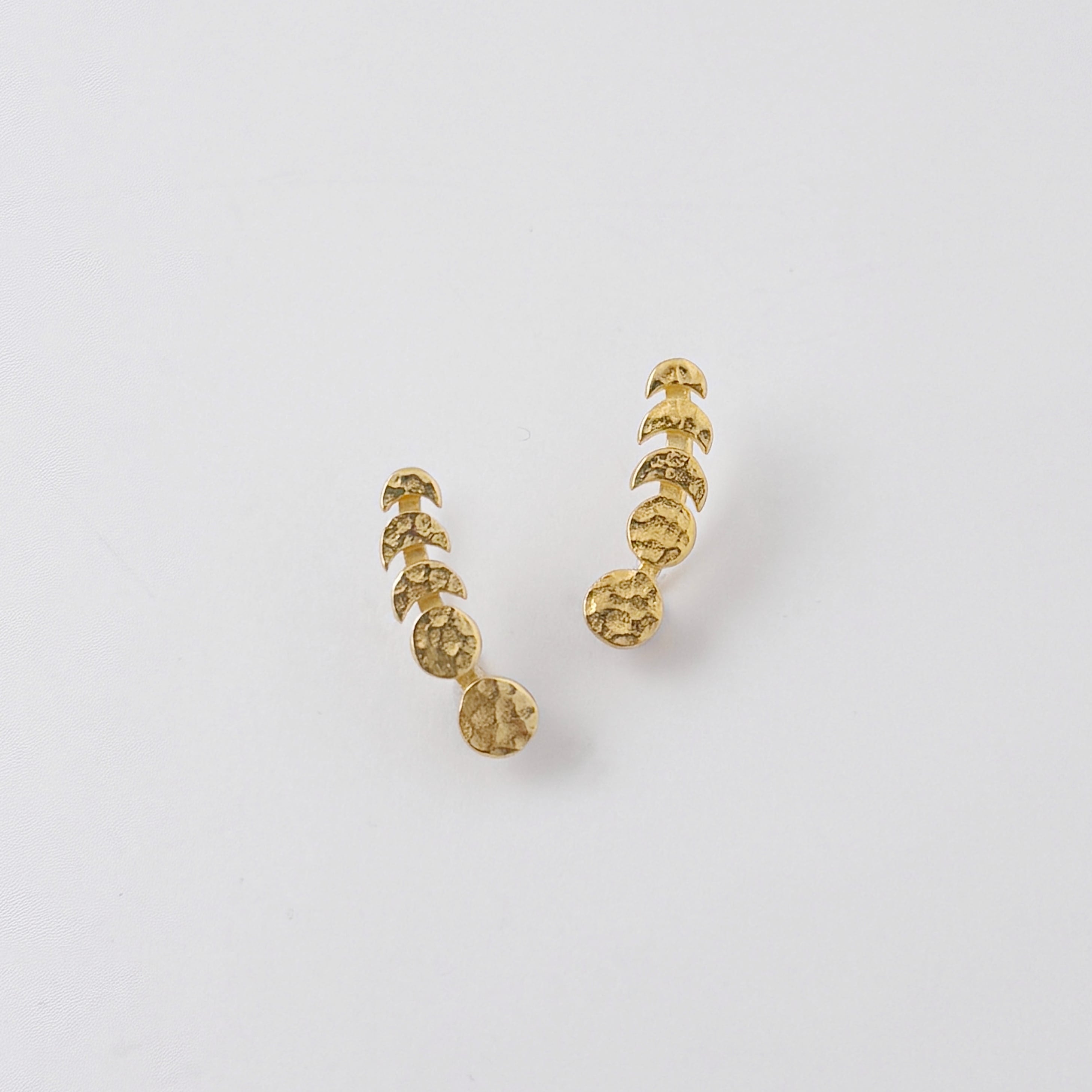 Gold Coating 月のみちかけ ピアス | 【公式通販】鎌倉のシルバー