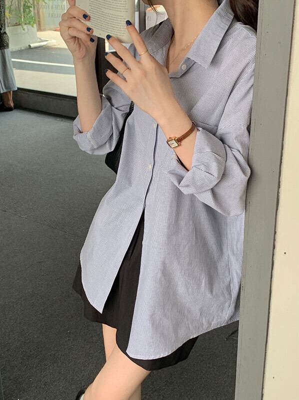 薄手シャツ レディースルーズジャケット オータムスタイルブラウス 秋物 モンロー21819086639