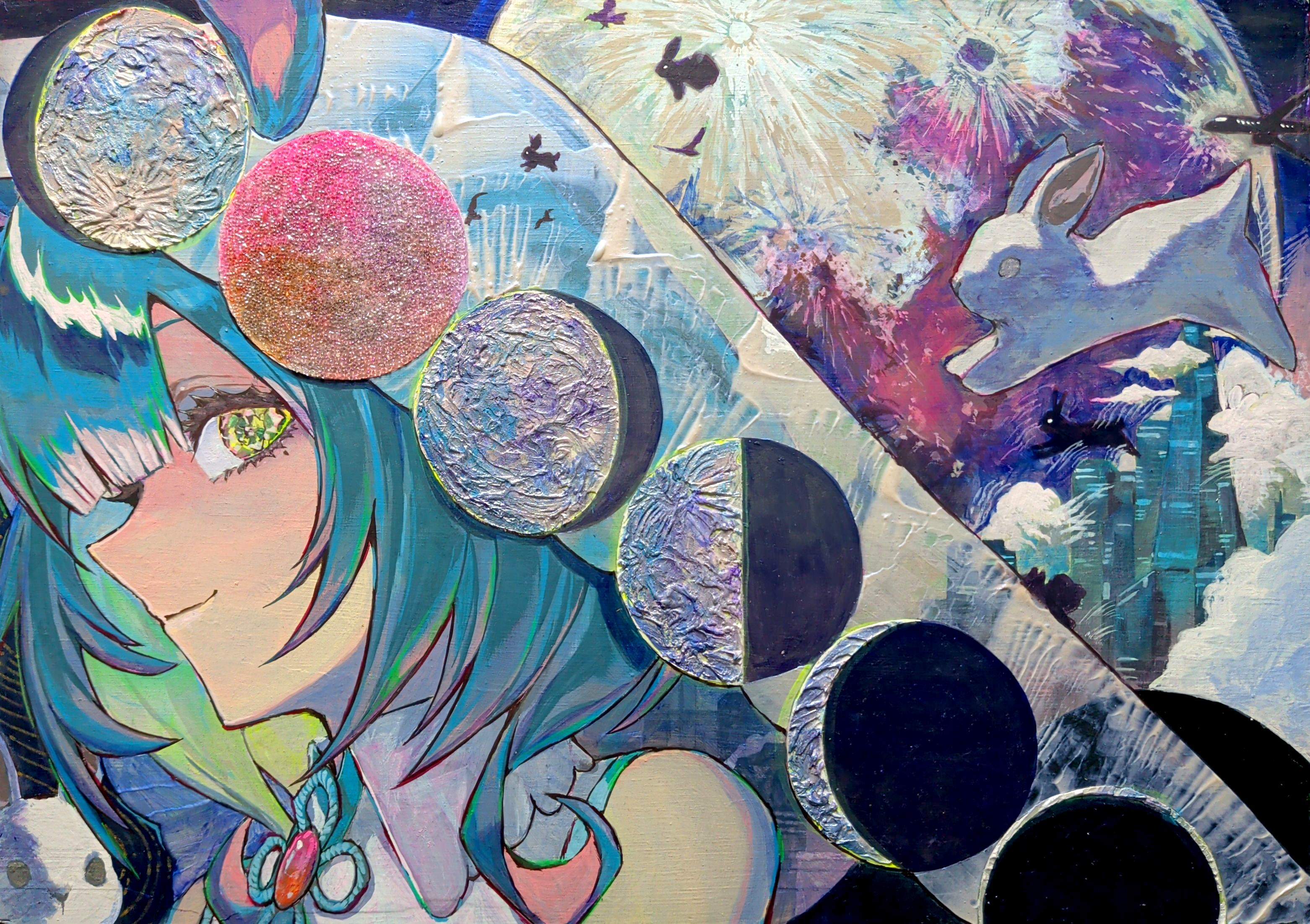 monster temptation 【原画.木製キャンバス】 | kahoART