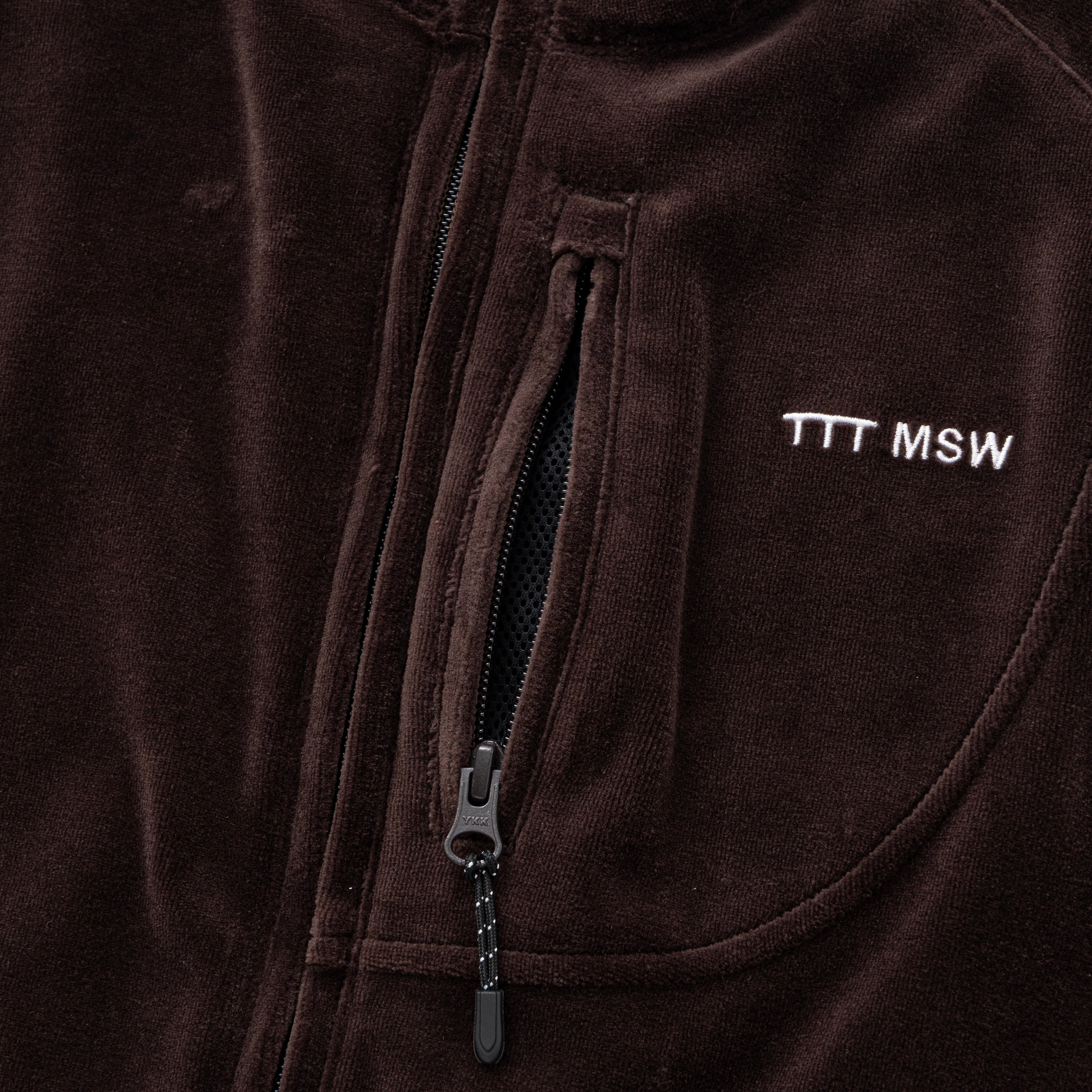 Velours track jacket(BROWN) | TTTMSW Velours track jacket(BROWN) | TTTMSW