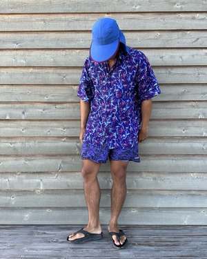 美品 L 93年 海藻 A/Cシャツ パタゴニア patagonia アロハシャツ seaweed