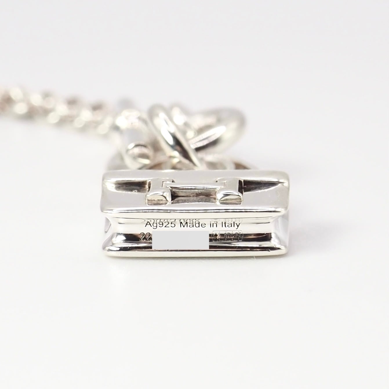 【HERMES】アミュレット コンスタンス シルバー ペンダント HERMES アミュレット コンスタンス ネックレス シルバー