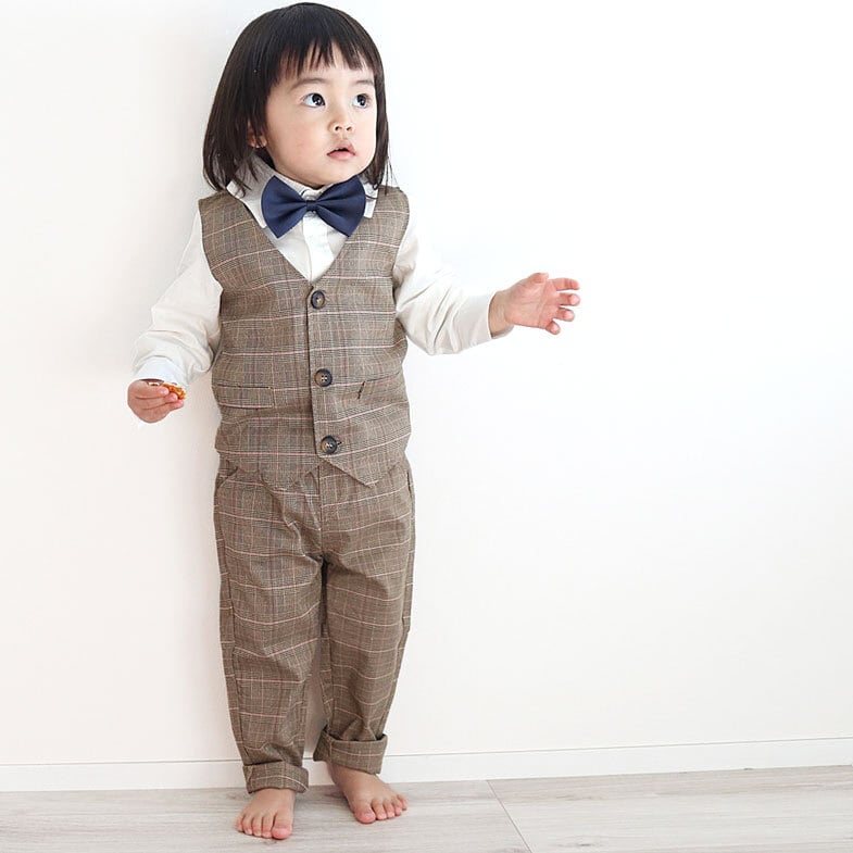 ベビー 男の子 ロンパース 90 ♡ フォーマル ベストスーツ キッズ 子供服