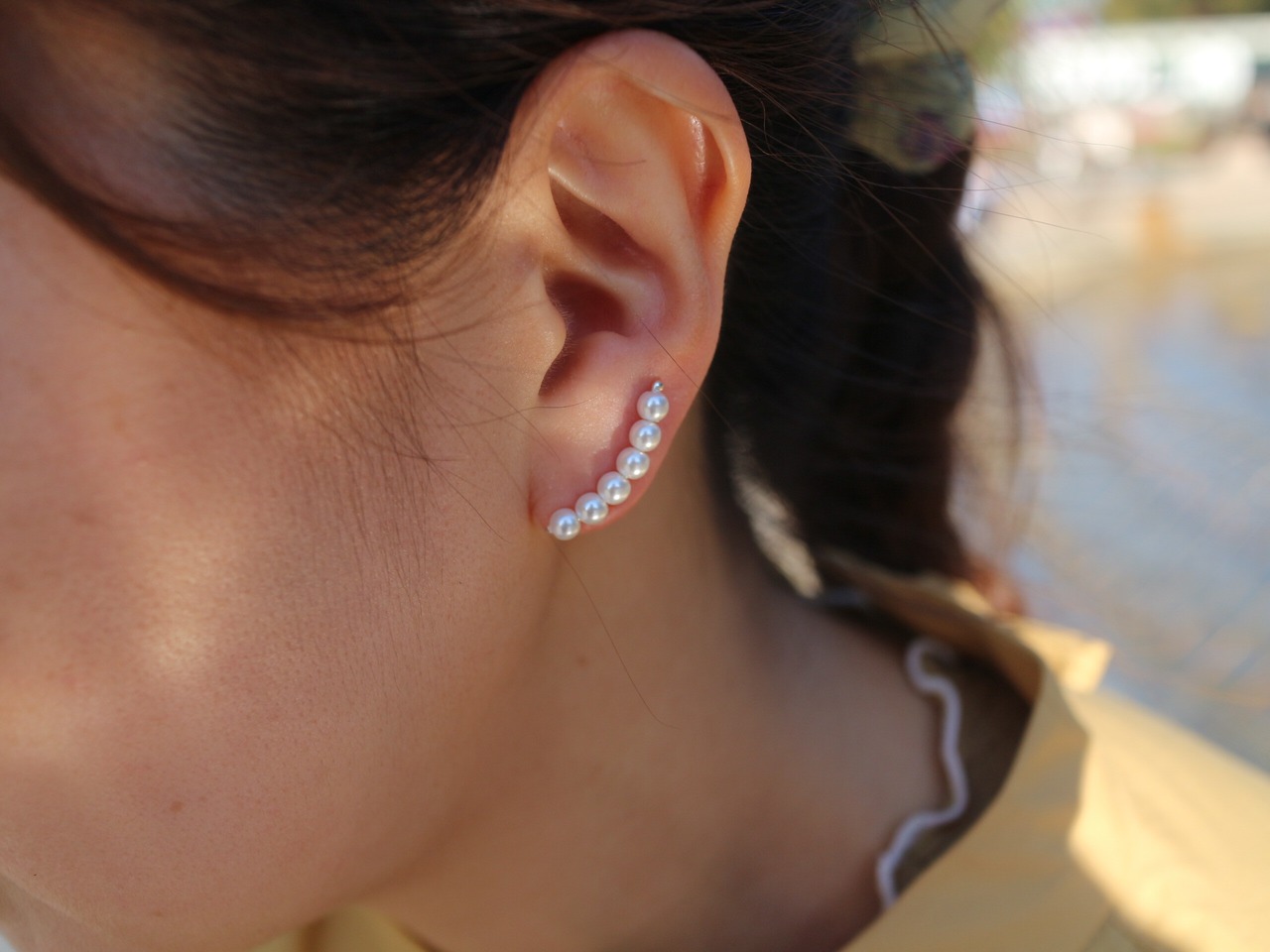 ミニパールイヤーカフ