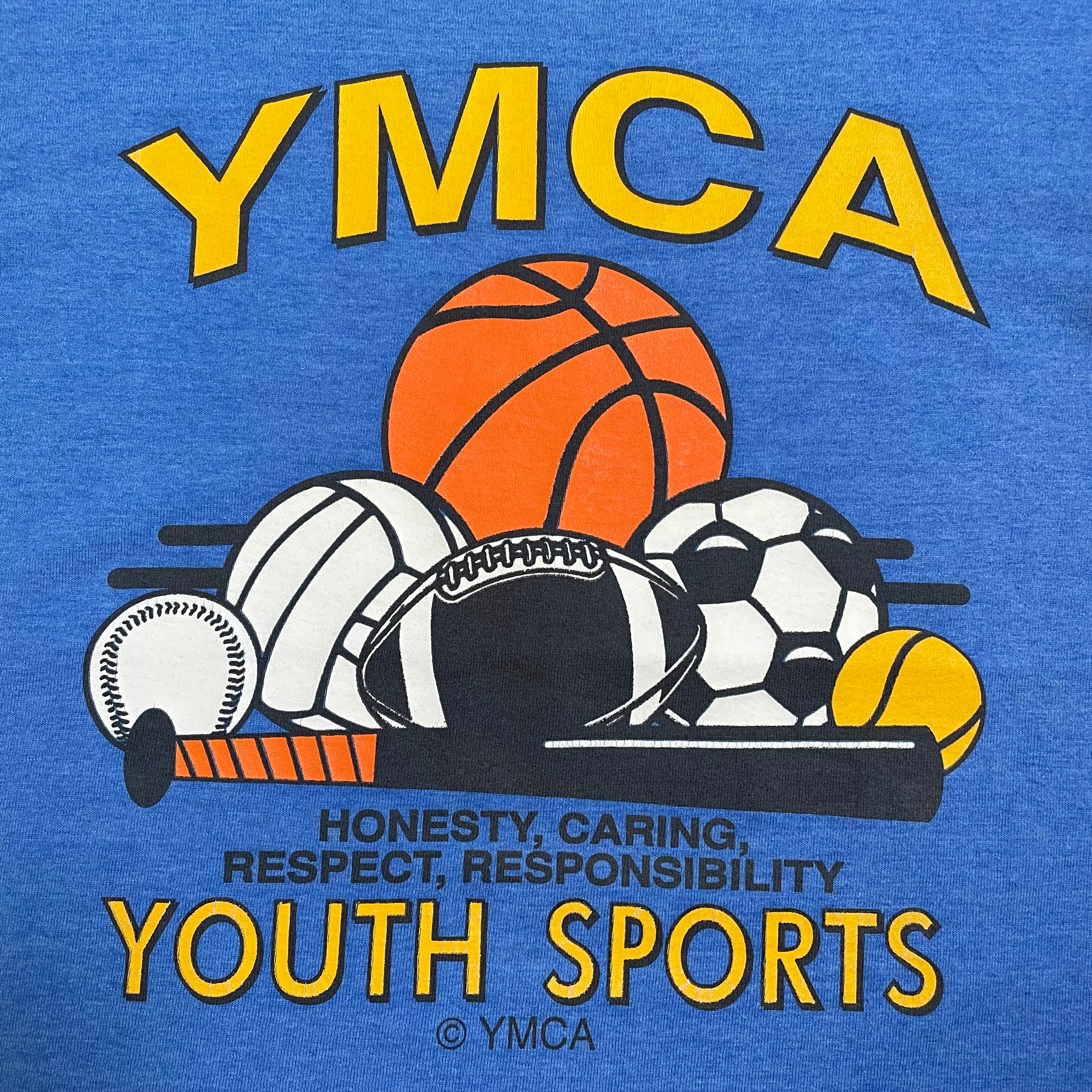 【USA製】90s YMCA プリント tシャツ シングルステッチ アメリカ製