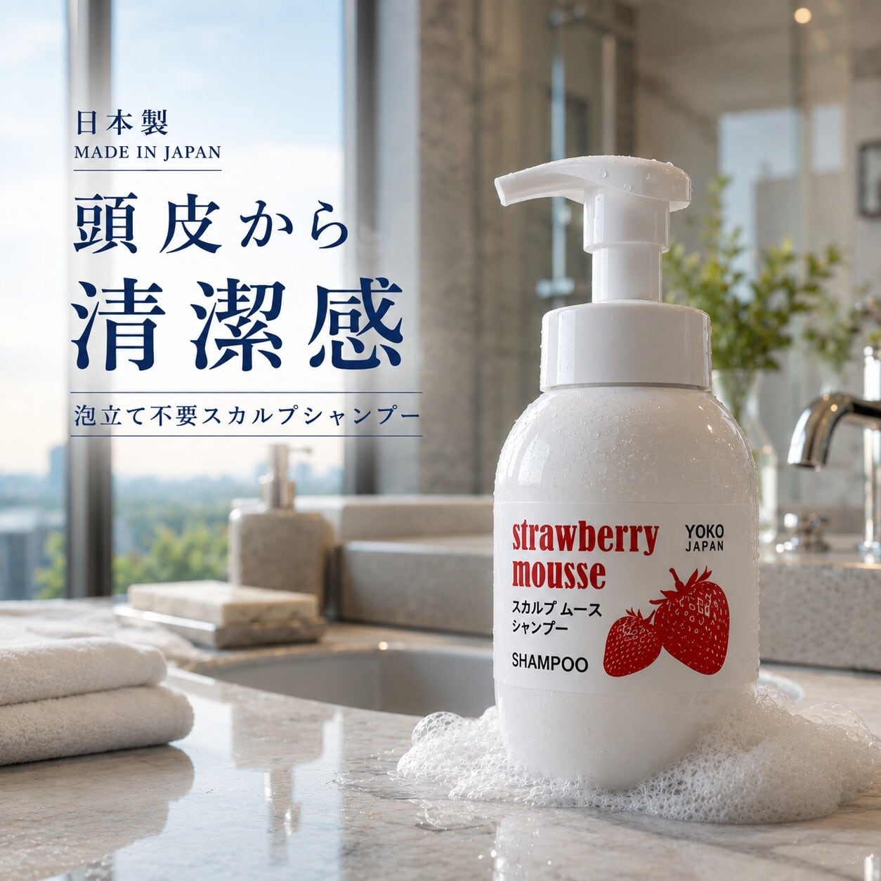 ストロベリーシャンプー＆ GO COSMETICS薬用リンクルクリーム50g