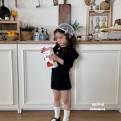 韓国子供服 / 26Autumn / 〖取寄〗second moment / リボンワンピースセット / キッズ服 / 女子服 *XS~JL*
