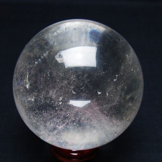 水晶 丸玉 58mm スフィア 置物 水晶玉 一点物 151-9046